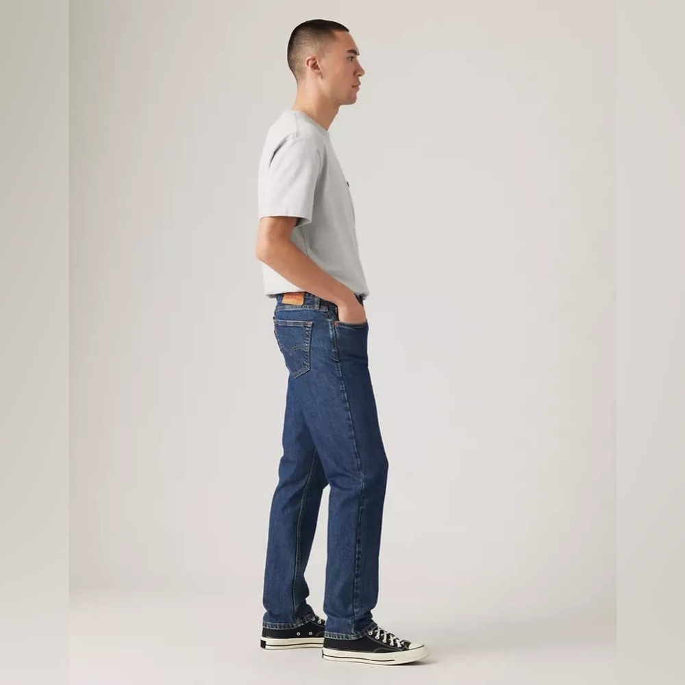 Levi's Men's rare blank 514 Dark Blue Jeans W29 L32 - Picture 3 of 16